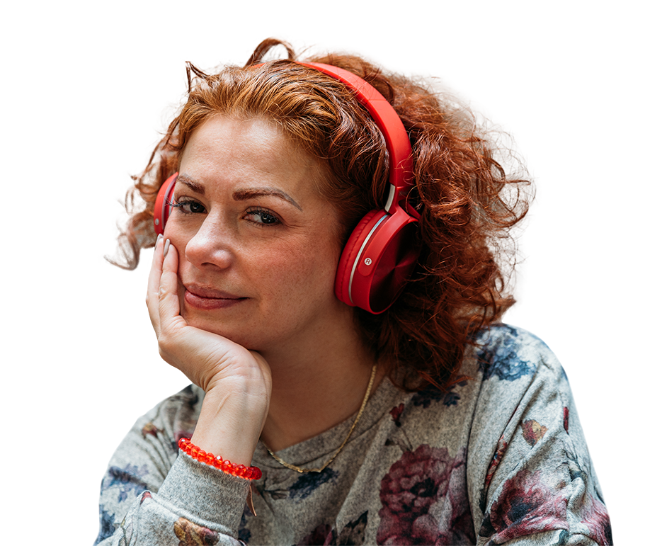 listeing-to-music-on-headphones listening to music on headphones
